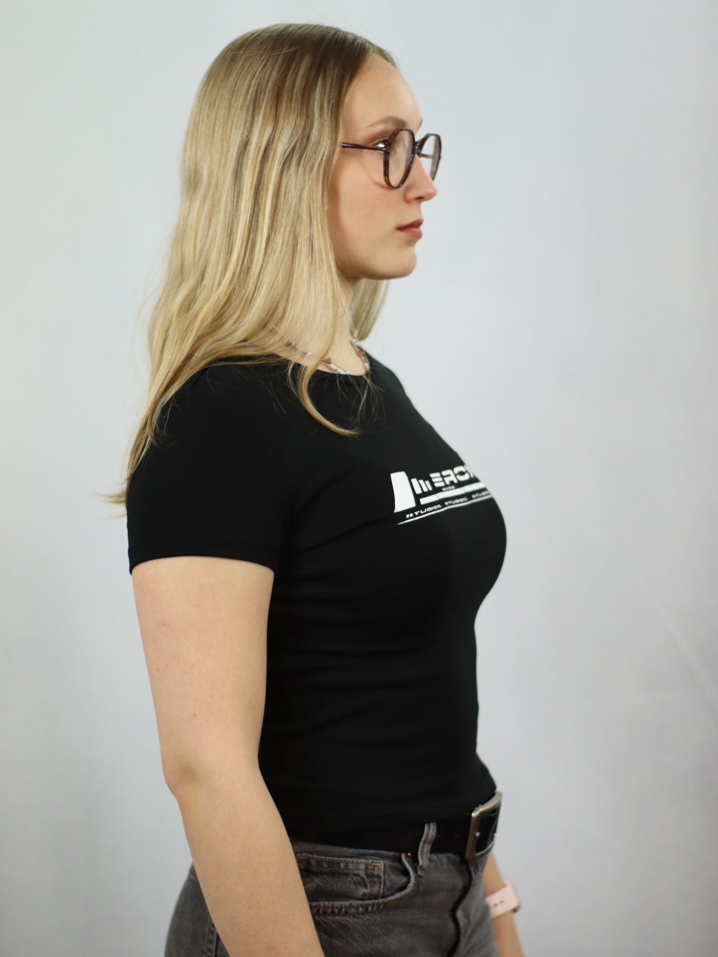 slim shirt black.