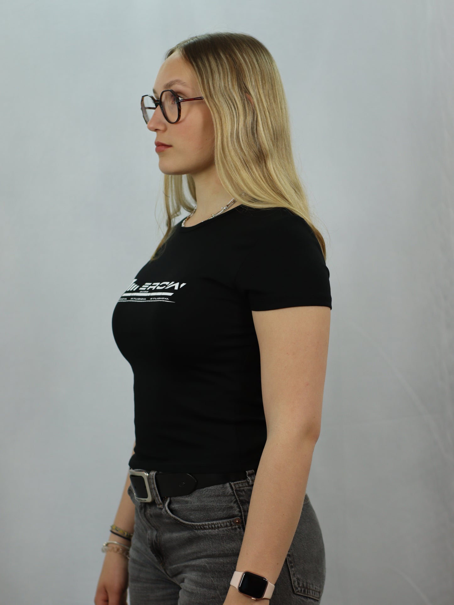 slim shirt black.