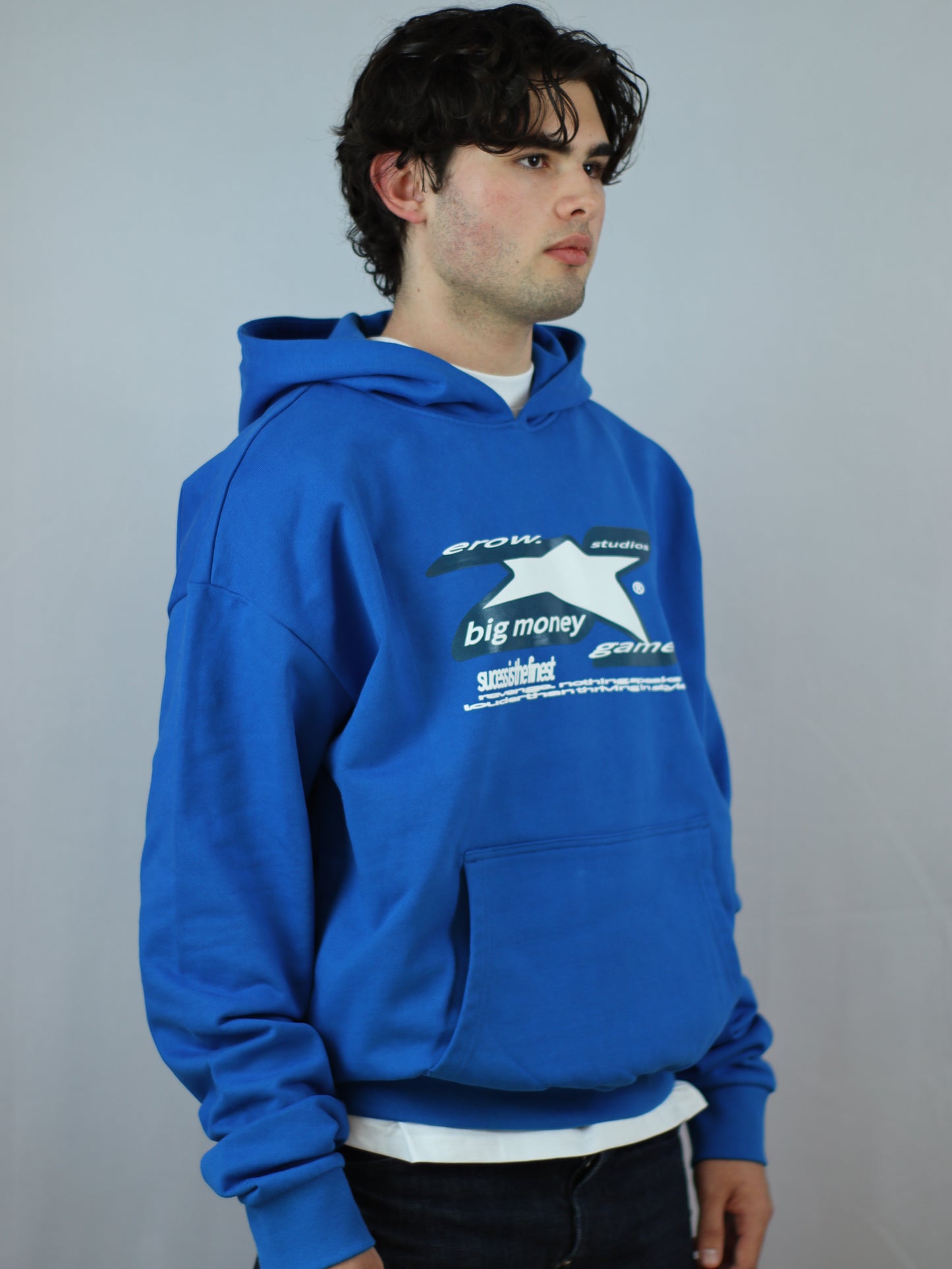 money hoodie blue.